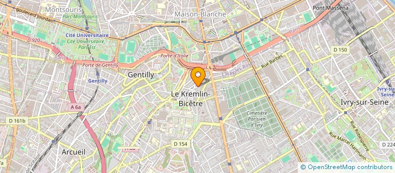 localisation de l'entreprise MADAME SYLVIE SCHEPENS à LE KREMLIN-BICETRE