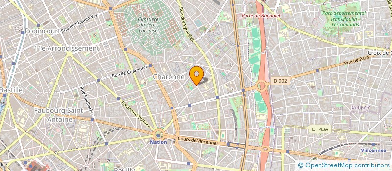 localisation de l'entreprise MADAME SYLVIE SCHNEIDER à PARIS