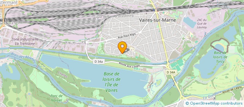 localisation de l'entreprise MADAME SYLVIE SCHNOEBELEN  VAIRES-SUR-MARNE