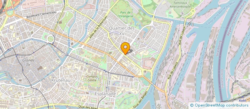 localisation de l'entreprise MADAME SYLVIE SCHOELLHAMMER à STRASBOURG
