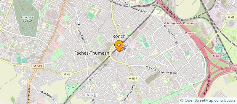 localisation de l'entreprise MADAME SYLVIE SCHRYNEMAKERS  RONCHIN