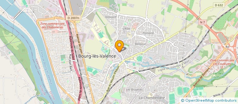 localisation de l'entreprise MADAME SYLVIE SCHWARTZ à BOURG-LES-VALENCE