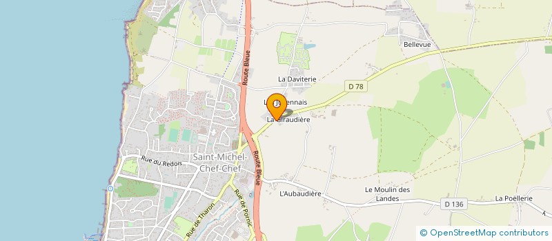 localisation de l'entreprise MADAME SYLVIE SCLAVERANO à SAINT-MICHEL-CHEF-CHEF