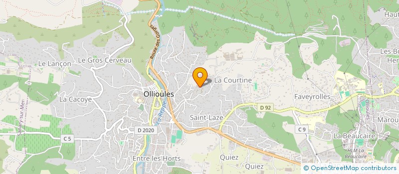 localisation de l'entreprise MADAME SYLVIE SCOHY  OLLIOULES