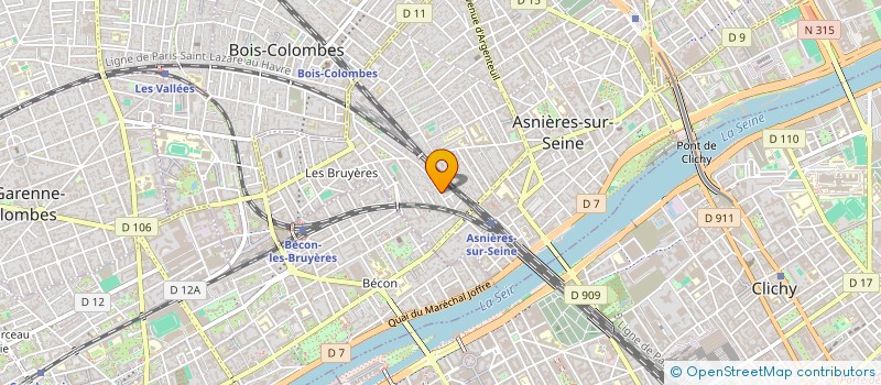 localisation de l'entreprise MADAME SYLVIE SEGONNE à ASNIERES-SUR-SEINE