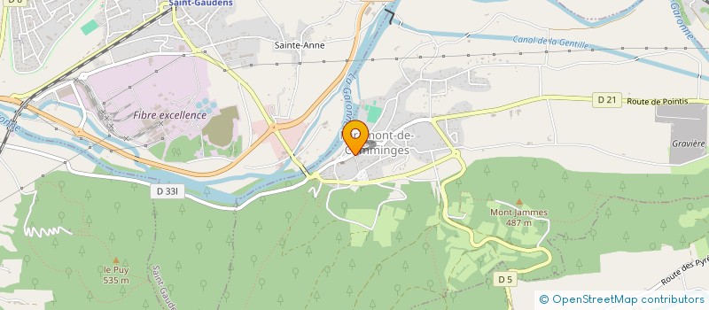 localisation de l'entreprise MADAME SYLVIE SEGOUFFIN  SAINT-GAUDENS