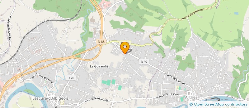 localisation de l'entreprise MADAME SYLVIE SEGURET à LESCURE-D'ALBIGEOIS