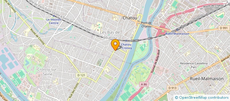 localisation de l'entreprise MADAME SYLVIE SELLIER  CHATOU