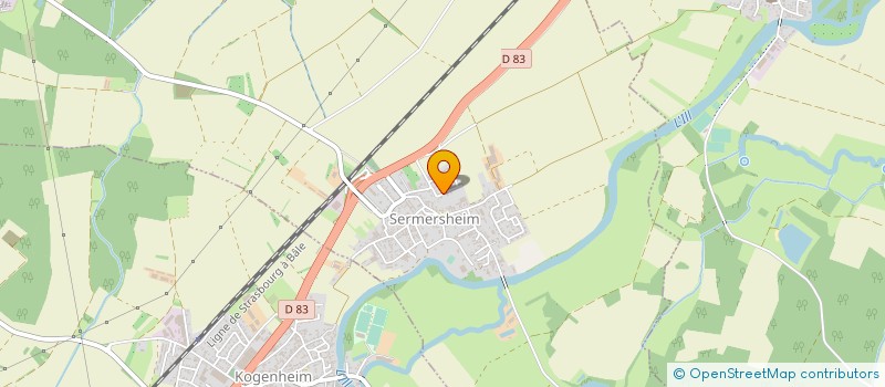 localisation de l'entreprise MADAME SYLVIE SEYLLER  SERMERSHEIM