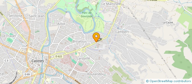 localisation de l'entreprise MADAME SYLVIE SICARD à CASTRES