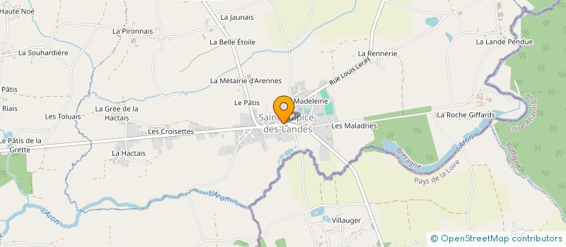 localisation de l'entreprise MADAME SYLVIE SIDOINE  SAINT-SULPICE-DES-LANDES