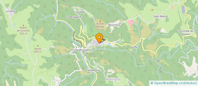 localisation de l'entreprise MADAME SYLVIE SILLIAU à CONQUES-EN-ROUERGUE