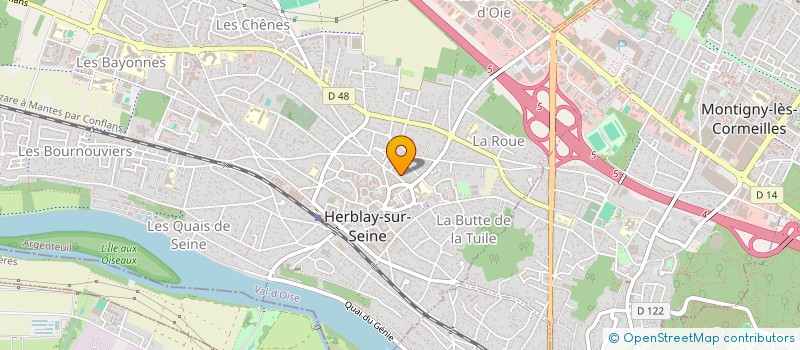 localisation de l'entreprise MADAME SYLVIE SILVERIO  HERBLAY-SUR-SEINE