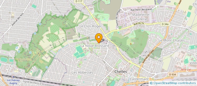 localisation de l'entreprise MADAME SYLVIE SIMOES  CHELLES