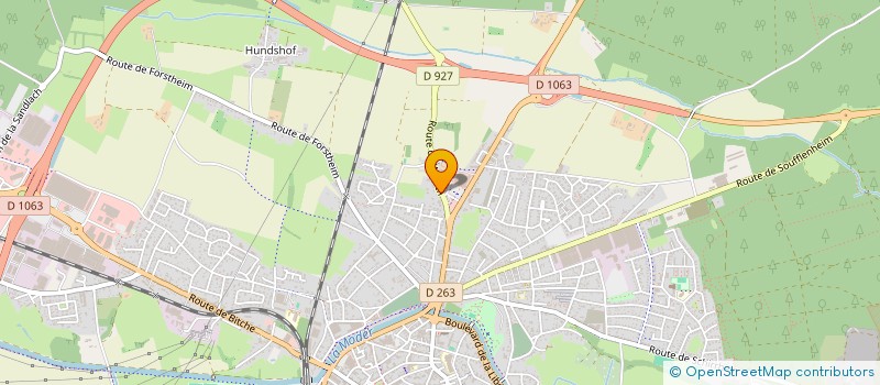 localisation de l'entreprise MADAME SYLVIE SIMON  HAGUENAU