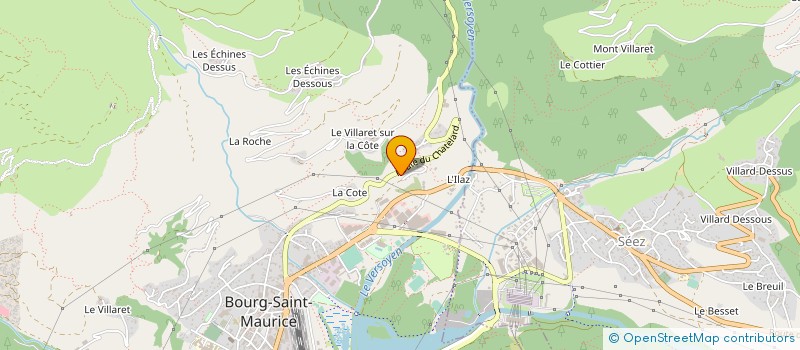 localisation de l'entreprise MADAME SYLVIE SIMON  MONTVALEZAN