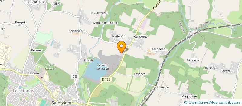 localisation de l'entreprise MADAME SYLVIE SIMONE DUBOIS  SAINT-AVE