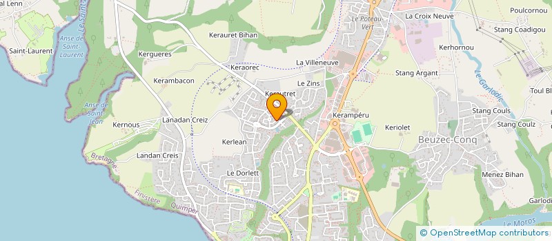 localisation de l'entreprise MADAME SYLVIE SIMONNOU à CONCARNEAU