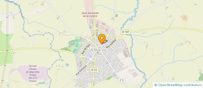 localisation de l'entreprise MADAME SYLVIE SIRET à CHOLET