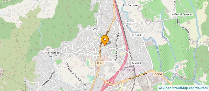 localisation de l'entreprise MADAME SYLVIE SKRZYPINSKI  LA FARLEDE