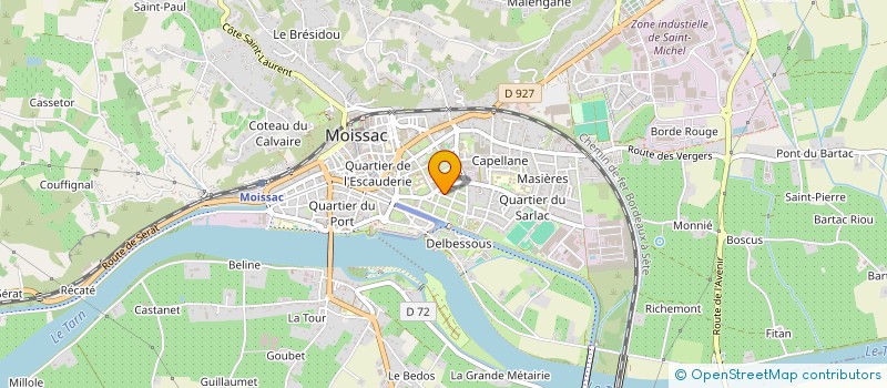 localisation de l'entreprise MADAME SYLVIE SMAIL à MOISSAC