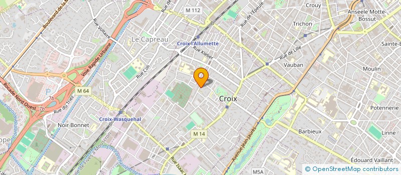 localisation de l'entreprise MADAME SYLVIE SOETAERT  CROIX