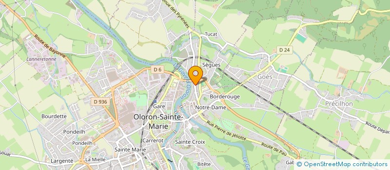 localisation de l'entreprise MADAME SYLVIE SOLANS à OLORON-SAINTE-MARIE