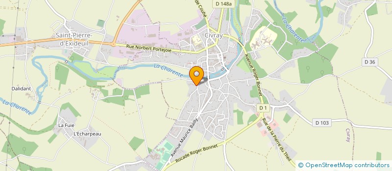 localisation de l'entreprise MADAME SYLVIE SOLER  CIVRAY