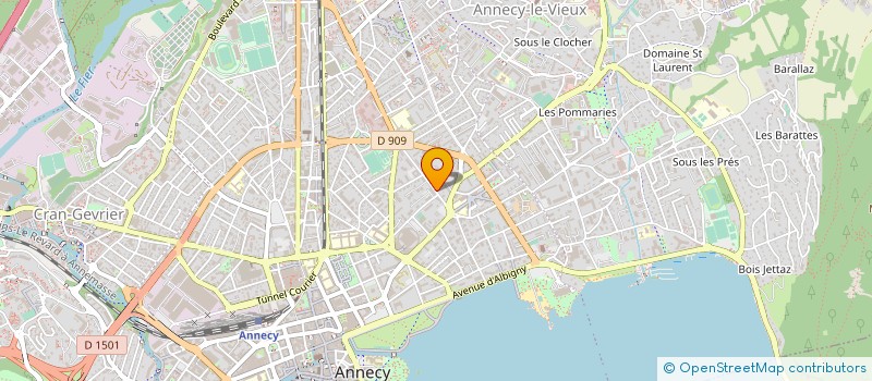 localisation de l'entreprise MADAME SYLVIE SONGEON  ANNECY