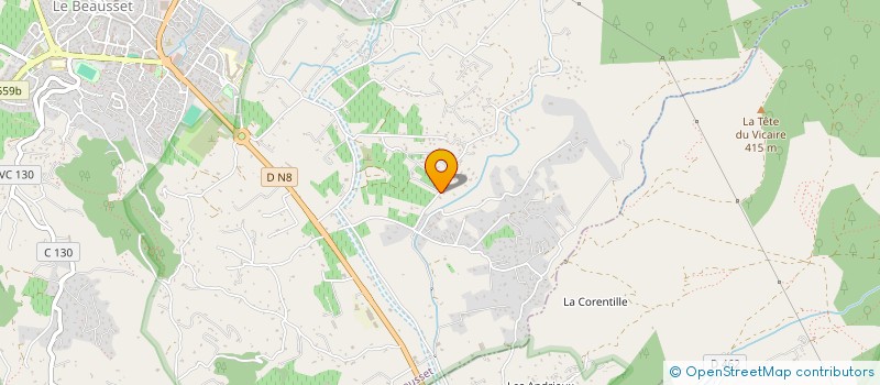 localisation de l'entreprise MADAME SYLVIE SOUBRENIE à LE BEAUSSET