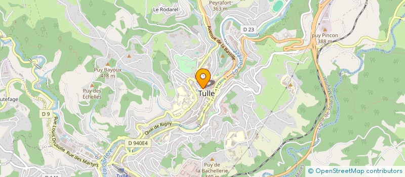 localisation de l'entreprise MADAME SYLVIE SOULIER  TULLE