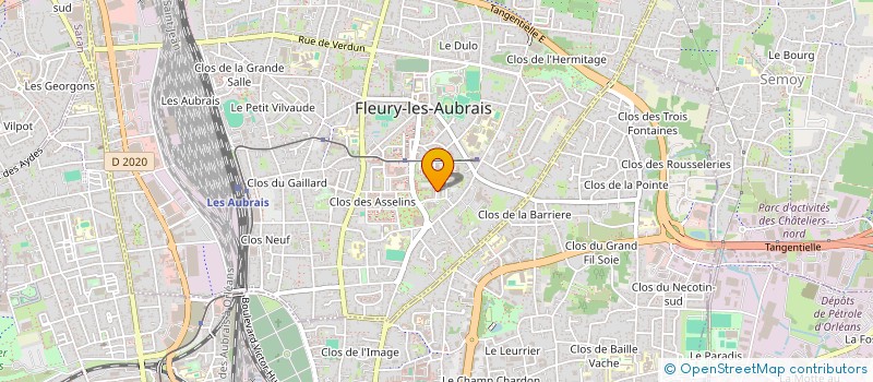 localisation de l'entreprise MADAME SYLVIE SOUMAGNAS à FLEURY-LES-AUBRAIS