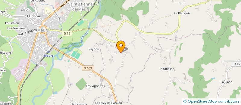 localisation de l'entreprise MADAME SYLVIE SOUQUIERES à SAINT-ETIENNE-DE-MAURS