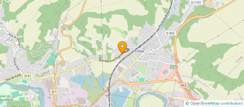 localisation de l'entreprise MADAME SYLVIE STEINSHORN  CROUY