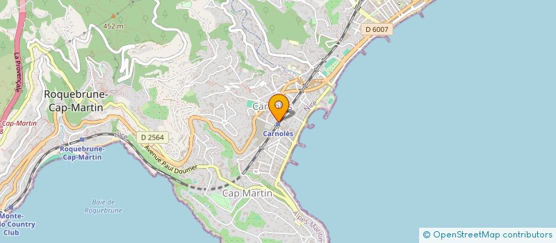 localisation de l'entreprise MADAME SYLVIE STEPHAN à ROQUEBRUNE-CAP-MARTIN