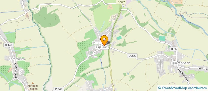 localisation de l'entreprise MADAME SYLVIE STEPHAN  MORSBRONN-LES-BAINS