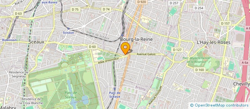 localisation de l'entreprise MADAME SYLVIE STEPHANT à BOURG-LA-REINE