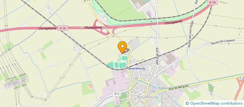 localisation de l'entreprise MADAME SYLVIE STOCLIN  BOURBOURG