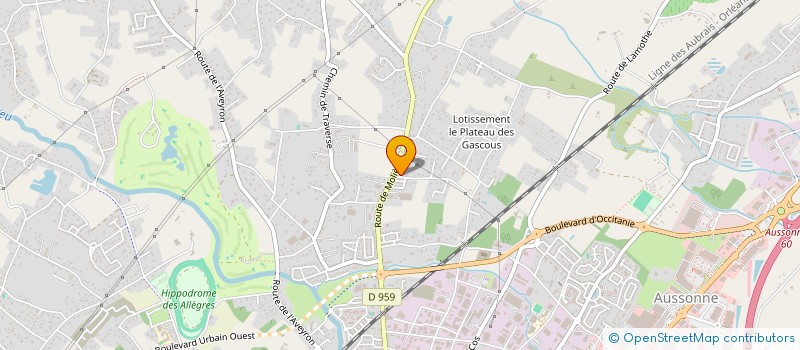 localisation de l'entreprise MADAME SYLVIE STOLL  SAINT-ETIENNE-DE-TULMONT