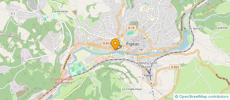 localisation de l'entreprise MADAME SYLVIE STRUCK  FIGEAC