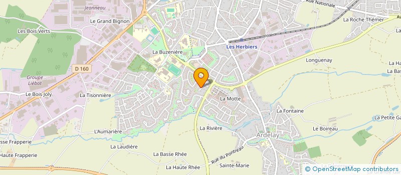 localisation de l'entreprise MADAME SYLVIE SUAUDEAU  LES HERBIERS