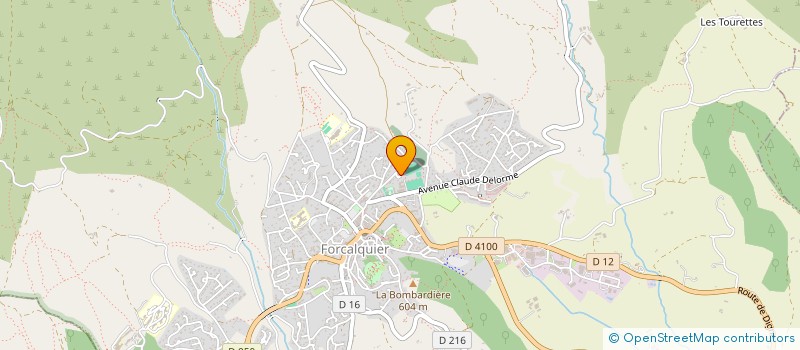 localisation de l'entreprise MADAME SYLVIE SUBE  FORCALQUIER