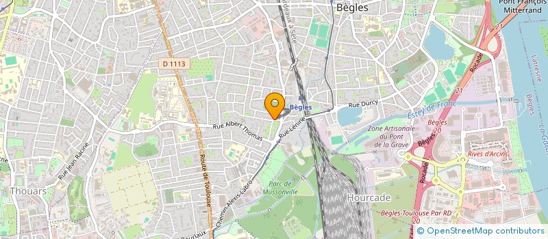 localisation de l'entreprise MADAME SYLVIE SUBERCHICOT à BEGLES