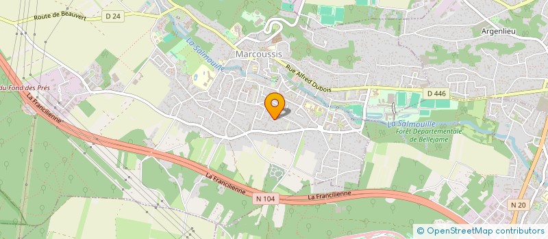 localisation de l'entreprise MADAME SYLVIE SURDEAU  MARCOUSSIS