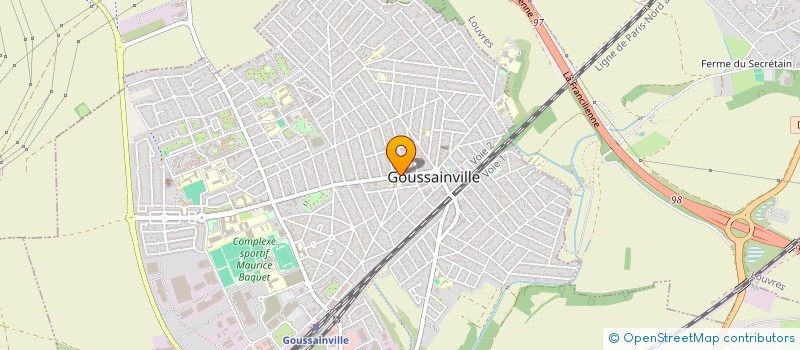 localisation de l'entreprise MADAME SYLVIE TADROS  GOUSSAINVILLE