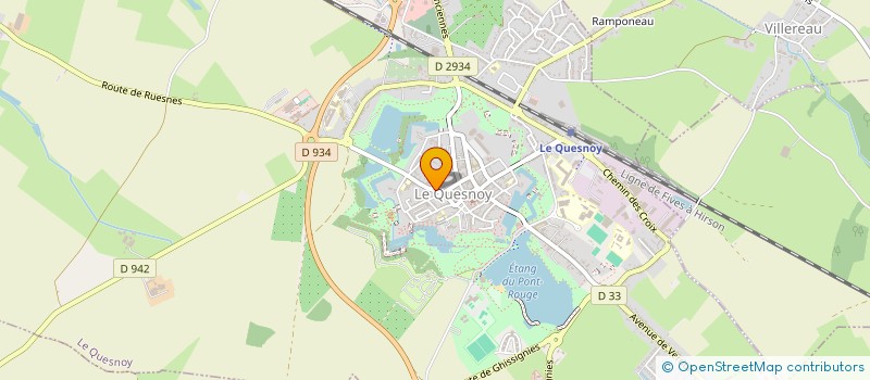 localisation de l'entreprise MADAME SYLVIE TAHON  LE QUESNOY