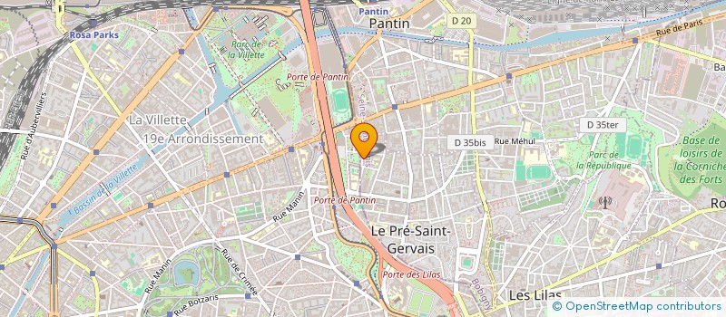 localisation de l'entreprise MADAME SYLVIE TALAWA à LE PRE-SAINT-GERVAIS