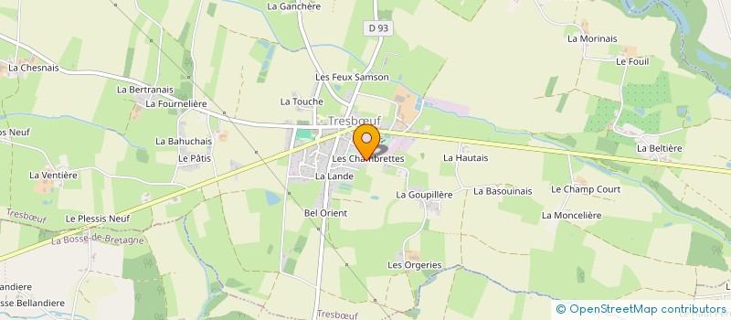 localisation de l'entreprise MADAME SYLVIE TALVAZ  TRESBUF