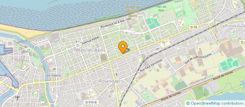 localisation de l'entreprise MADAME SYLVIE TANCRE à DUNKERQUE