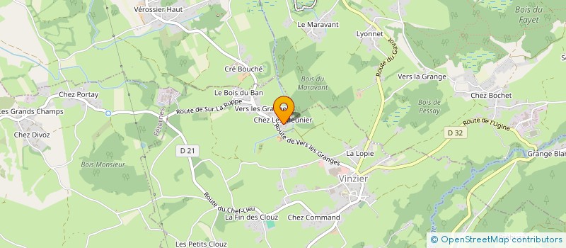 localisation de l'entreprise MADAME SYLVIE TARUFFI à VINZIER